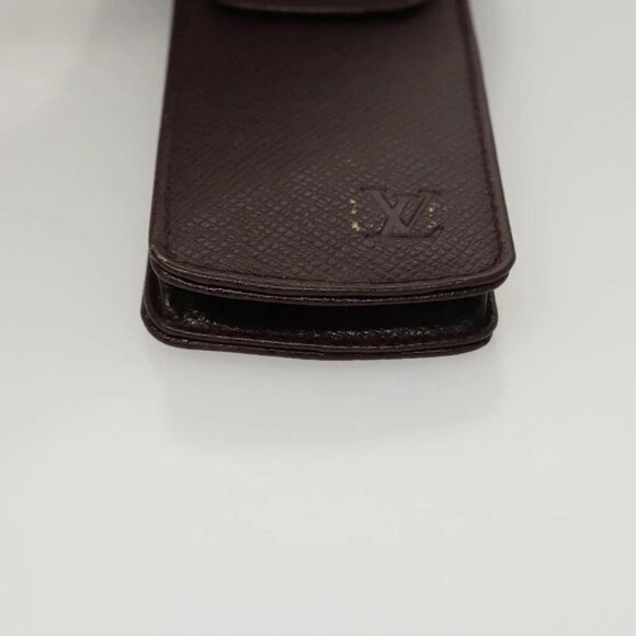 LOUIS VUITTON Taiga Dog Solo Pen Case Acajou LV Auth bs24147 - Picture 7 of 16